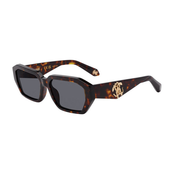 ROBERTO CAVALLI SUN SRC113 Sunglasses SHINY-BRN-YLW-HAV-0743 57mm